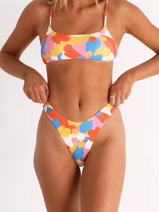 Aurielle Other - Aurelle Monaco Full Bikini Set Floral Archive Print Size Small